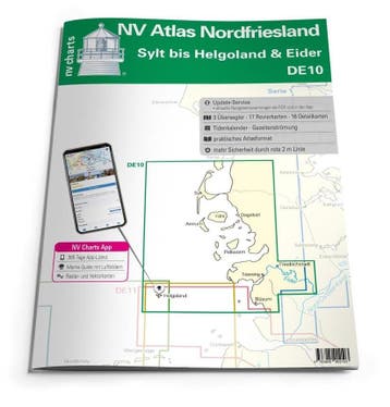 NV Charts Duitsland - DE10 Noord Friesland: Sylt tot Helgola, Ophalen of Verzenden, Nieuw