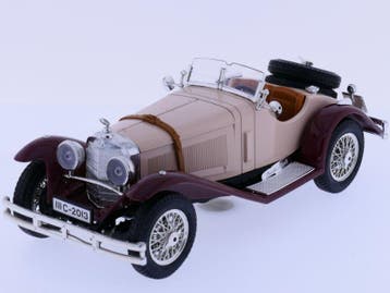 Schaal 1:18 Bburago 3009 Mercedes Benz SSK 1928 #120, Ophalen of Verzenden, Gebruikt, Bburago