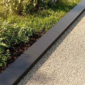 vidaXL Afdekprofiel voor tuinafboording 10 st 100 x 20 x 5, Verzenden, Nieuw