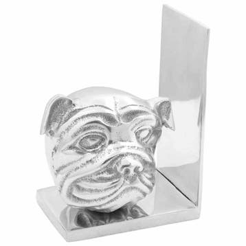 vidaXL Boekensteunen 2 st Zilver 8 x 12 x 16,5 cm Aluminium, Huis en Inrichting, Verzenden, Nieuw