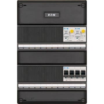 Eaton groepenkast, 2 aardlekautomaten, 1 hoofdschakelaar 4P, Ophalen of Verzenden, Nieuw