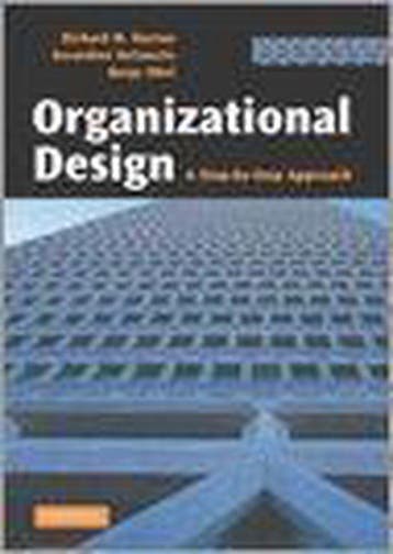 Organizational Design - Richard M. Burton 9780521617338, Verzenden, Gelezen, Richard M. Burton