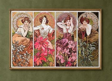 Alphonse Mucha (1860-1939) (after) - The Precious Stones: