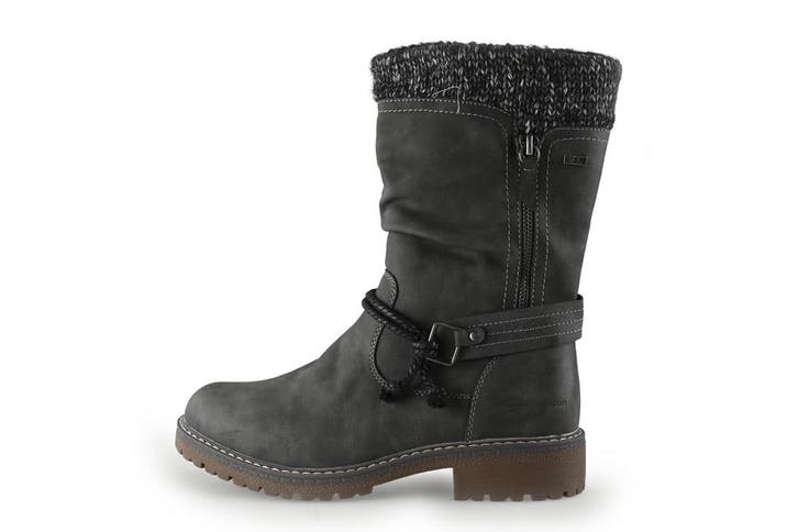 Tom Tailor Snowboots in maat 39 Grijs, Kleding | Dames, Schoenen, Grijs, Zo goed als nieuw, Snowboots, Verzenden