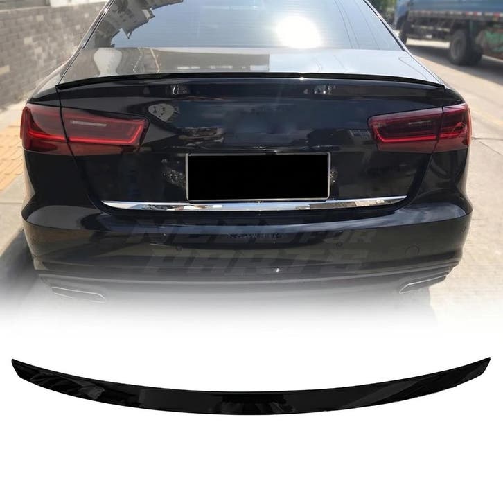 Rear Spoiler Voor Audi A6/S6 C7 (Sedan) – S3 Look, Hoogglans, Auto-onderdelen, Carrosserie en Plaatwerk, Ophalen of Verzenden