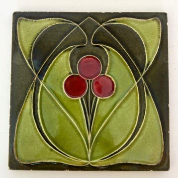 Jugendstil Tegel - Hemixem - Gillot Frères - Art Nouveau -