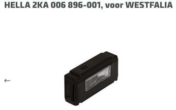 Hella kentekenverlichting Hella 2KA 006 896-001 voor, Ophalen of Verzenden, Nieuw