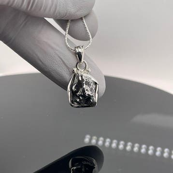 Zilver - Hanger - meteoriet