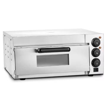 Elektrische Pizza Oven RVS met Pizzasteen Timer Dubbel, Witgoed en Apparatuur, Ovens, Verzenden, Nieuw