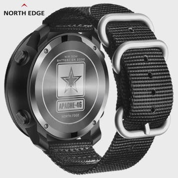 NORTH EDGE APACHE-46 Outdoor Heren Horloge - Altimeter, Baro, Verzenden, Nieuw