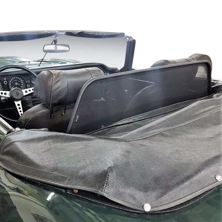 Jaguar E-Type (1968-1971) Cabrio windscherm Zwart windscherm, Auto diversen, Overige Auto diversen, Ophalen of Verzenden