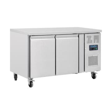 Polar U-serie 2-deurs koelwerkbank 228L, Verzenden, Nieuw in verpakking, Koelen en Vriezen