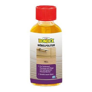 Bondex Meubelwas - hell - 150 ml (Bondex - Buitenbeits), Ophalen of Verzenden, Nieuw, Overige kleuren, Beits