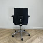 ergonomische bureaustoel model 707, zwart - metaal, Huis en Inrichting, Gebruikt, Zwart, Ophalen of Verzenden, Bureaustoel