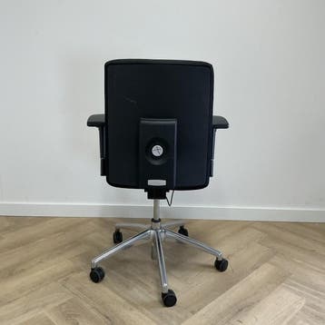 ergonomische bureaustoel model 707, zwart - metaal, Gebruikt, Zwart, Ophalen of Verzenden, Bureaustoel