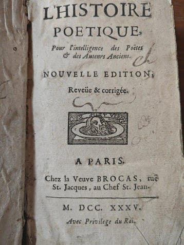Gautruche, Pierre - LHistoire poétique pour lintelligence, Antiek en Kunst