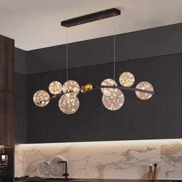 Moderne LED Hanglamp met Kristallen Bollen - Stijlvolle Plaf, Verzenden, Nieuw