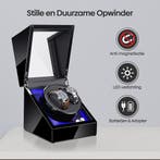 Watchwinder - Horloge doos - Horloge winder - Zwart - Olvy •, Verzenden, Zo goed als nieuw