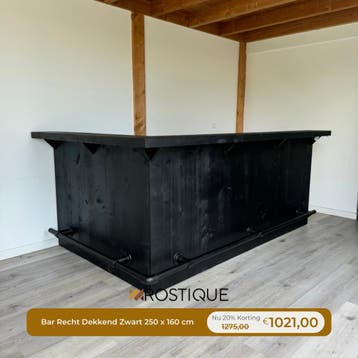 Douglas / Steigerhouten Bar op maat! 20% Korting t/m zondag, Nieuw