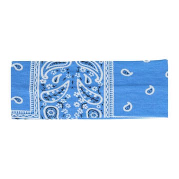 Haarband Stof 7cm - Paisley Patroon - Blauw, Sieraden, Tassen en Uiterlijk, Nieuw