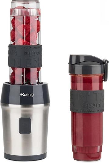 Mini Blender RVS | Krachtig 300W | 51% Korting, Nieuw, Ophalen of Verzenden, Vaatwasserbestendig, Minder dan 1 liter