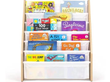 Veiling - Journey Super Size 6 Etages Kinderboekenrek Wit/Na, Nieuw
