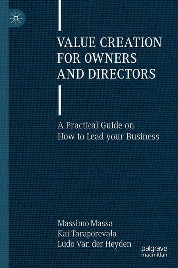 Value Creation for Owners and Directors - Massimo Massa, Verzenden, Gelezen, Massimo Massa