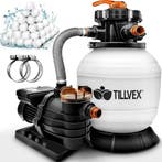 Tillvex® Zandfilter - Zandfilterpomp - 13200L/u - Wit, Tuin en Terras, Zwembad-toebehoren, Verzenden, Zo goed als nieuw