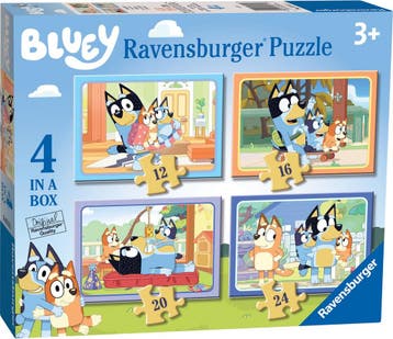 Bluey 4-in-1 puzzel, Ophalen of Verzenden, Nieuw