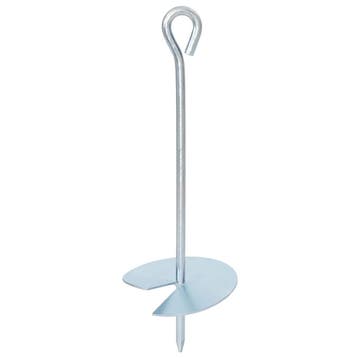 vidaXL Aardeankers 2 st Ø10 x 30 cm Gegalvaniseerd metaal, Verzenden, Nieuw