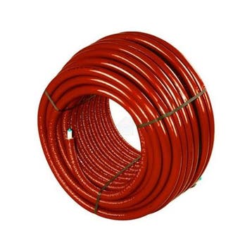 20mm x 2,25 - Lengte: 75 meter - Rood geïsoleerd 6mm - Unipi, Verzenden, Nieuw