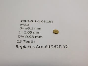 micromotor G0.3-5.1-1.05.15T tandwiel vervanging voor, Hobby en Vrije tijd, Overige merken, Gelijkstroom, Verzenden, Overige typen
