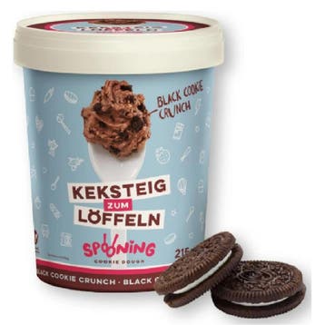 RUF Spooning Cookie Dough Black Crunch 215g, Verzenden, Nieuw