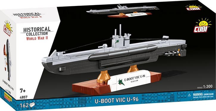 COBI 4857 U-boot VIIC U-96 (Leger bouwsets, Modelbouwsets), Kinderen en Baby's, Speelgoed | Bouwstenen, Nieuw, Verzenden