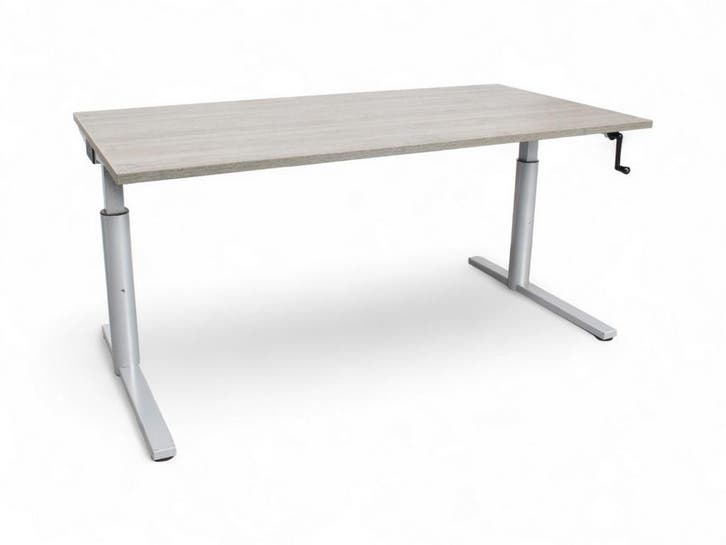 Gispen TM slingerbureau, 160x80 cm, nieuw blad naar keuze, Huis en Inrichting, Bureaus, Nieuw, Ophalen of Verzenden