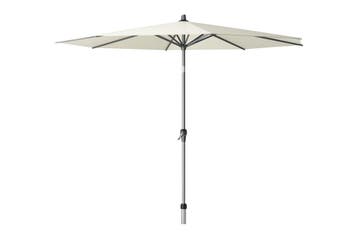 Platinum Riva stokparasol 3 m. rond - Ecru, Verzenden, Nieuw, Stokparasol, Kantelbaar