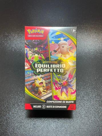 Pokémon - 1 Booster bundle - Equilibrio Perfetto - Mega, Hobby en Vrije tijd, Nieuw