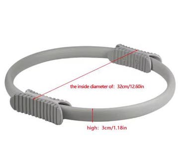 Pilates Ring met Handgrepen Fitness Core Full Body Training`, Verzenden, Nieuw