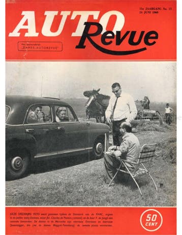 1960 AUTO REVUE MAGAZINE 13 NEDERLANDS, Nieuw, Author