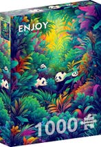 Panda Haven Puzzel (1000 stukjes) | Enjoy Puzzle - Puzzels, Hobby en Vrije tijd, Denksport en Puzzels, Verzenden, Nieuw