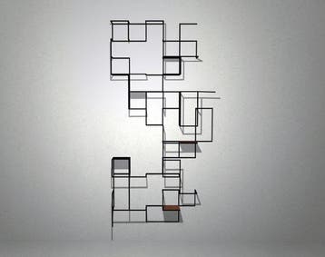 Studio Anelo1997 - Plank - aMilano - 0225 - Staal - Arte