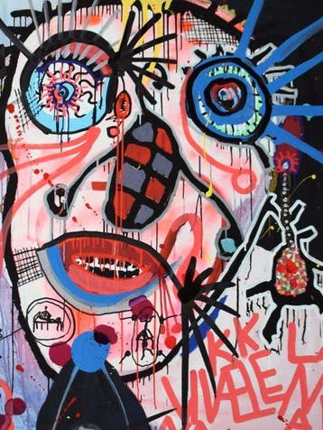 Paul Kostabi (1962) - Eyes on Money