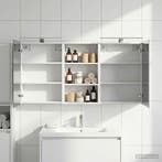 vidaXL Badkamerkastenset 3 pcs 140 x 14,5 x 70 cm Bewerkt, Verzenden, Nieuw