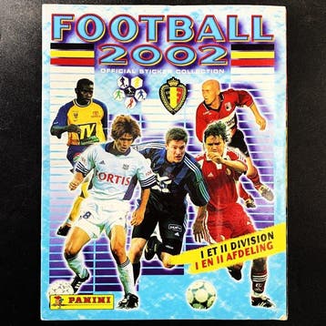 2001/02 Panini Complete Sticker Album Football 2002 Belgian, Nieuw
