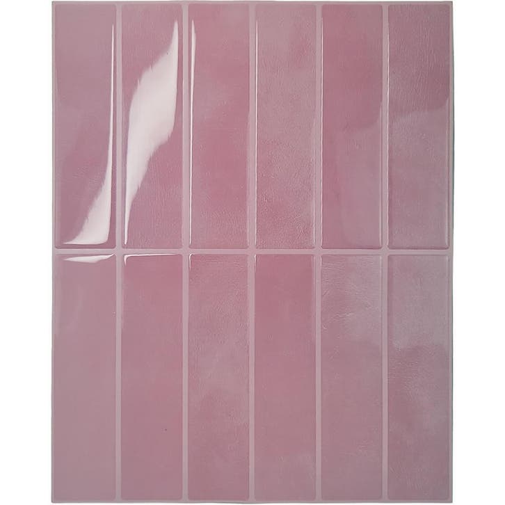 Tegelsticker Roze Langwerpig, Huis en Inrichting, Woonaccessoires | Wanddecoraties, Nieuw, Ophalen of Verzenden