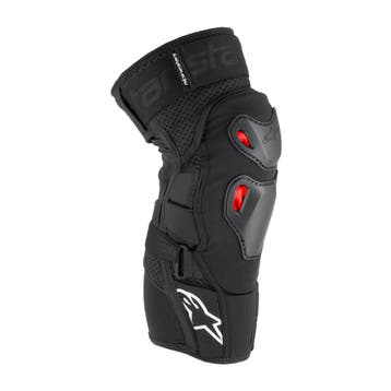Cross Kniebeschermer Alpinestars Bion PR PLSM Zwart-Rood-Wit, Verzenden, Nieuw