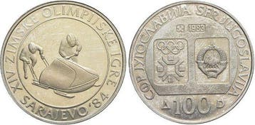 100 Dinar 1982 Jugoslawien Sozialistische Republik 1963-1992, Verzenden