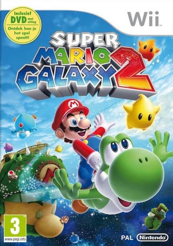 Super Mario Galaxy 2 (Wii Games), Spelcomputers en Games, Ophalen of Verzenden, Zo goed als nieuw