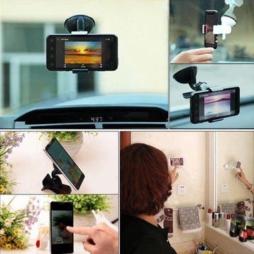 Telefoonhouder auto – Universele Klemhouder – Voor Voorruit, Telecommunicatie, Telefoonhouders, Ophalen of Verzenden, Nieuw