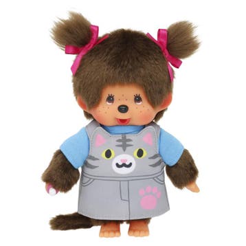Monchhichi knuffel meisje poes jurk van €34,99 voor €17,50, Ophalen of Verzenden, Nieuw